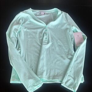 Athleta Light Green Long Sleeve Top